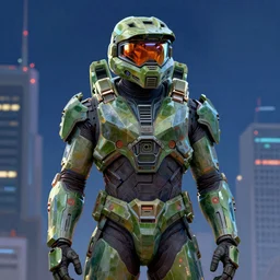 Cortana from Halo in the futurist style of Joseph Stella