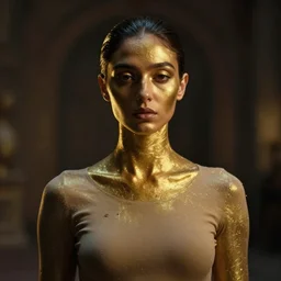 portrait of unseen lovecraftian golden ratio bhad bhabie, tight fit, rim lighting, defined neck and face, art by j scott campbell and best artist in the year 3 0 0 0, post - processing, 8 k, museum worth