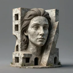 3d brutalism, Gertrude Abercrombie, highly detailed, masterpiece, trending on ArtStation, ultra realistic