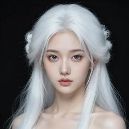 character concept art of a an anime cloud goddess | | cute - fine - face, pretty face, realistic shaded perfect face, fine details by stanley artgerm lau, wlop, rossdraws, james jean, andrei riabovitchev, marc simonetti, and sakimichan, tranding on artstation