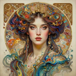 a beautiful woman portrait surounded a hiper detailed inkdrop in water, intricate detailed color oilpaint, 3 d render, hyper realistic intricate acrilic fluid art, elegant, intense colors, ruan jia, wlop. scifi, fantasy, insanely detailed portrait, wide shot, octane render, concept art, by peter mohrbacher, by alphonse mucha, by wlop, by