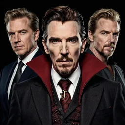 a highly detailed void portrait of stephen strange, james gurney, james jean