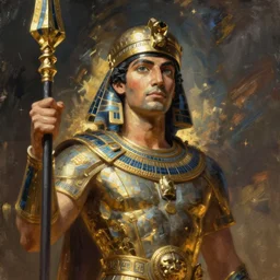 mesopotamia warrior by rutkowski