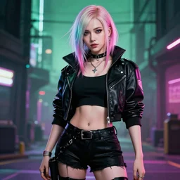 Bella Poarch as Cyberpunk 2033 character