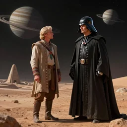 Arthur Scargill and Emperor Palpatine, beat poet, first nation color pallete, part of Federation of Planets, Birdsong