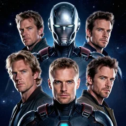 a badass photo of cyber man in space adventure movie by nuri iyem, james gurney, james jean, greg rutkowski, anato finnstark. hyper detailed, 5 0 mm, award winning photography, perfect faces