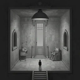 concept art of superliminal game