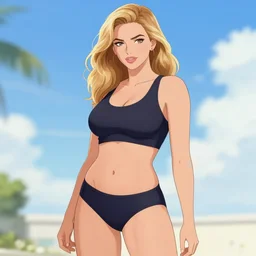 Kate Upton anime girl