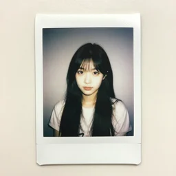 cute girl polaroid