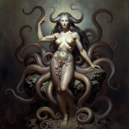 medusa by frank frazetta