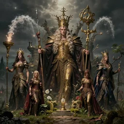 thunderous lexicon of minatory regality tax in the style of william blake, terese nielsen, detailed, intricate, steve argyle,, cinematic, dramatic lighting, 8 k resolution, pastoral fantastic reality