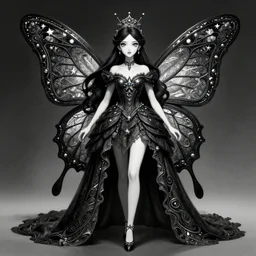a full length portrait of star butterfly princess from star vs the forces of evil ( tv series ), high - contrast, intricate, elegant, highly detailed, digital painting, artstation, concept art, smooth, sharp focus, illustration