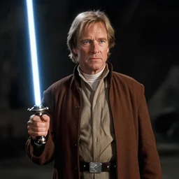 a film still of patrick stewart in the movie star wars a new hope