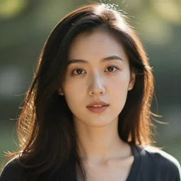 a portrait photo of a woman, portrait photography, back lit