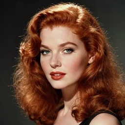 stunning award - winning portrait by peter lindbergh of a beautiful young redhead woman. vintage hollywood glamour. canon 5 0 mm.
