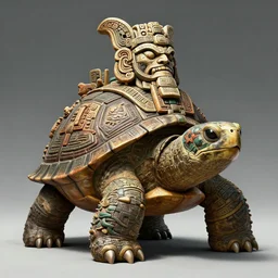 ancient turtle mayan god, monster concept art deviantart 4 k masterpiece digital art