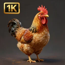 a digital painting of a single chicken - dog hybrid, hyperealism, award winning, stunning, trending on art - sation, highly detailed, cinematic lighting, 8 k, hd