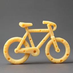 bike made from swiss cheese, swiss cheese bike