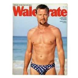 walter white on the cover of swimsuit illustrated magazine 1 9 8 8, vintage 1 9 8 8 print, 3 5 mm
