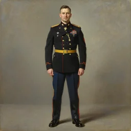 full body portrait of the dictator of the oklahoma city thunder, 1 8 8 9, in full military garb, oil on canvas by william sidney mount, trending on artstation