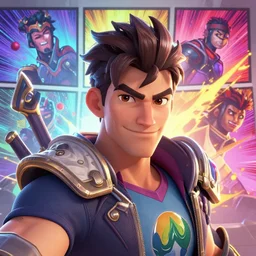selfie portrait Reinhardt of overwatch main character heartstone mattepainting concept Blizzard pixar maya engine on stylized background splash comics global illumination lighting artstation  lois van baarle, ilya kuvshinov, rossdraws