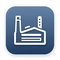 factory app icon, cgsociety