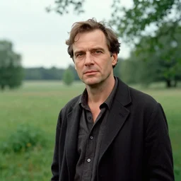 a portrait of a character in a scenic environment by Ingmar Bergman