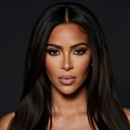 portrait of kim kardashian by rudolf ernst, john frederick lewis, jean - leon gerome, rudolf weisse