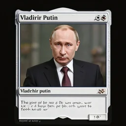 magic the gathering card vladimir putin
