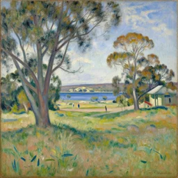 impressionist painting by antoine blanchard of taree nsw australia