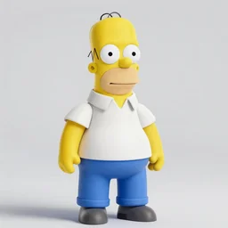 Homer Simpson in Fury Road Road Warrior movie, borderlands 4k render