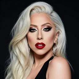 A portrait of lady Gaga, 8k