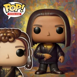 drake funko pop by leonardo da vinci, brown skin, classical painting, digital painting, romantic, vivid color, oil painting
