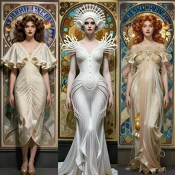 queen of mercury by iris van herpen!, alphonse mucha!, zdzisław beksinski!, raymond swanland. highly detailed!, hyper - real, beautiful!