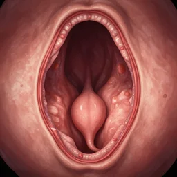 Epic professional digital portrait of a vaginal cavity, masterpiece, best on art station, intricate