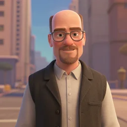 walter white as a pixar character
