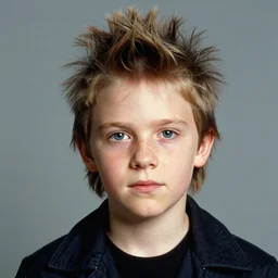 a portrait photograph of a english 2 5 - year punk rocker from the 1 9 7 0 s. portrait canon 8 5 mm f 1. 2 photograph head and shoulders portrait