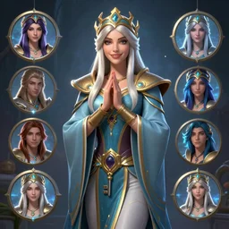 a saint noble high priestess pray for god as a league of legends character, fantasy, chic clothes, priestess key visual, masterpiece, cg animation, riot enterainment, arcane, realistic, hyper detailed, character select portrait, by artgerm, rossdraws, loish, drew struzan, justin gerard, 3 d