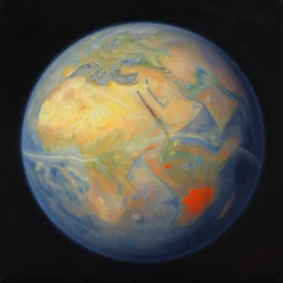 anatomy of a planet, oil painting, ultradetailed, artstation, ultradetailed, digital painting, ultradetailed