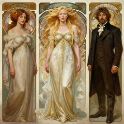 young adult tilda swinton as lucifer morningstar, ornate long blond hair, whole body, natural lighting, path traced, highly detailed, high quality, digital painting, by gaston bussiere, craig mullins, alphonse mucha j. c. leyendecker
