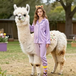 llama in pyjamas by lisa frank