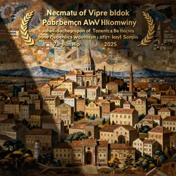 a city, 5th century painting