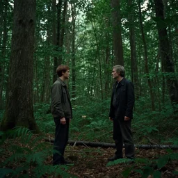 the forest, film still from the movie directed by denis villeneuve and david cronenberg with art direction by and h. r. giger and zdzisław beksinski