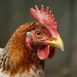 inmate has chicken head