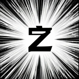 album cover art for zigzag striking icon katakana center by akihiko yoshida