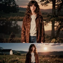 young kate bush in stranger things, 1980s, rule of thirds