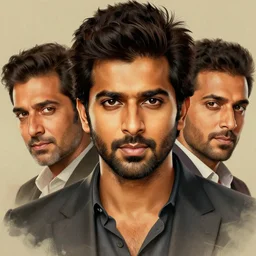 a highly detailed beautiful portrait of rahul kohli, james gurney, james jean