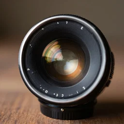 magic coming out of a vintage lens