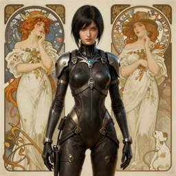 bayonetta, socialist realism, highly detailed, digital painting, artstation, sharp focus, illustration, art by artgerm, tan zi and ayanamikodon and alphonse mucha and wlop