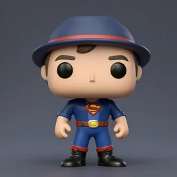 funko of a an man mennonites super hero, wide shot, vibrant color details, zbrush, hyper realistic, golden ratio, macro lens, unreal engine, octane